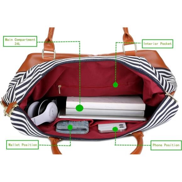 Women's Modern/Fitted, 16 x 12 x 8 inch Tote Bag - Picture 6 of 8